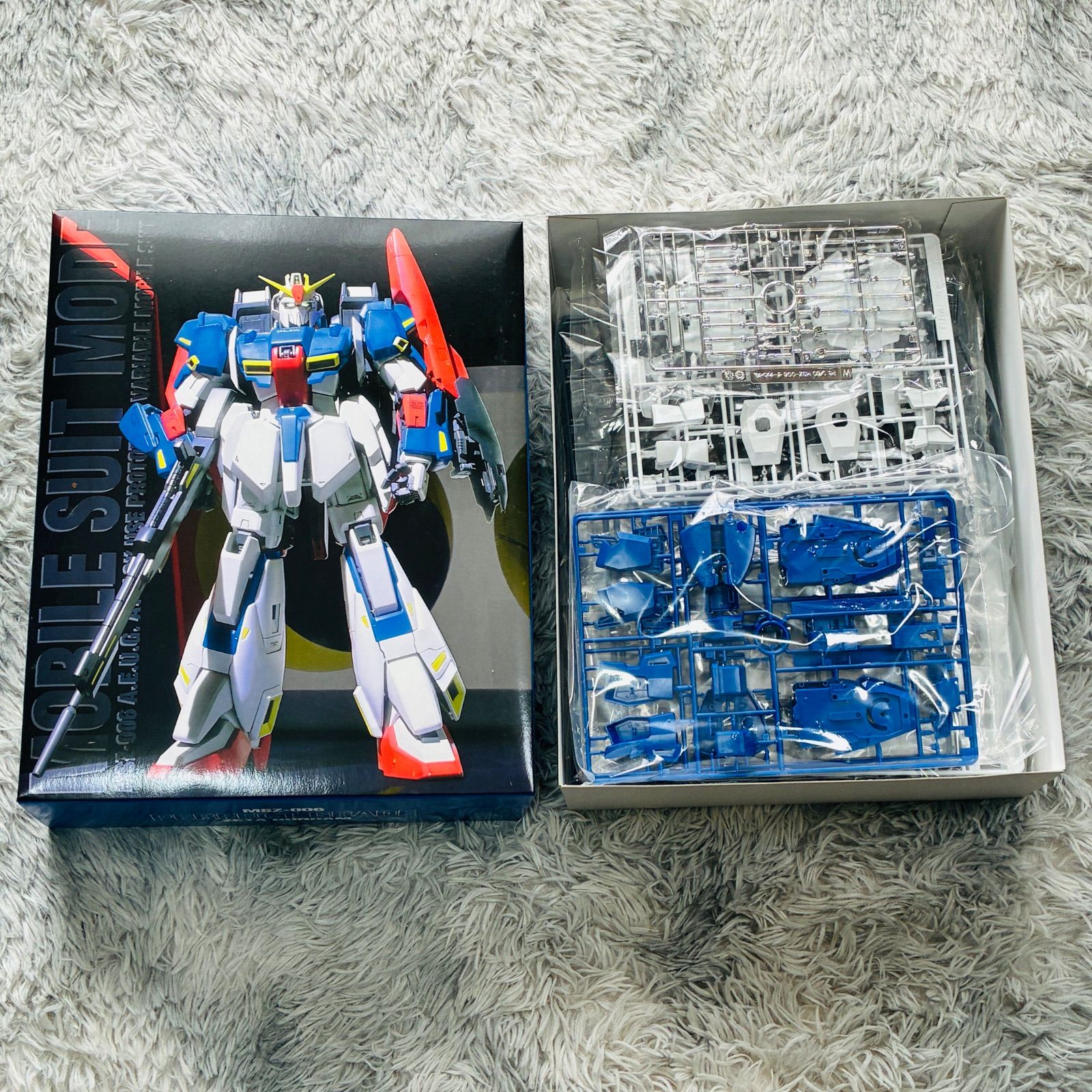 バンダイ PG 1/60 ゼータガンダム プラモデル 未組立 当時物 MSZ-006