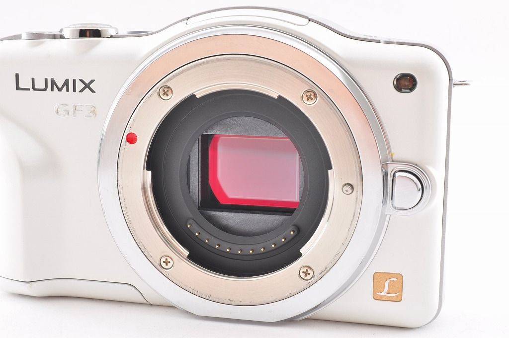 2ヶ月保証付き】Panasonic LUMIX DMC-GF3 ホワイト G 14mm F2.5 ASPH