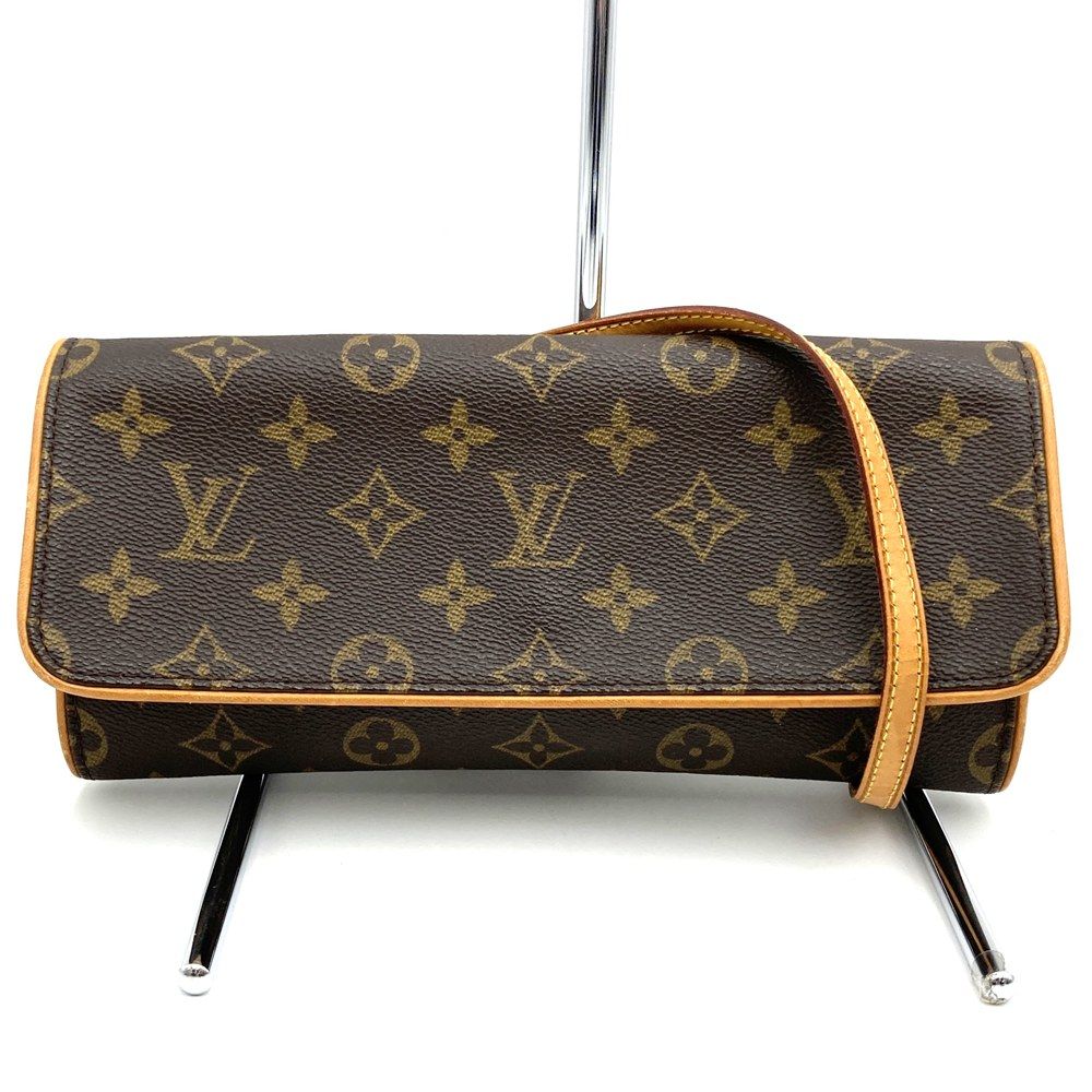 LOUIS VUITTON ルイ・ヴィトン M51854 ポシェットツインPM ショルダーバッグ モノグラム レディース