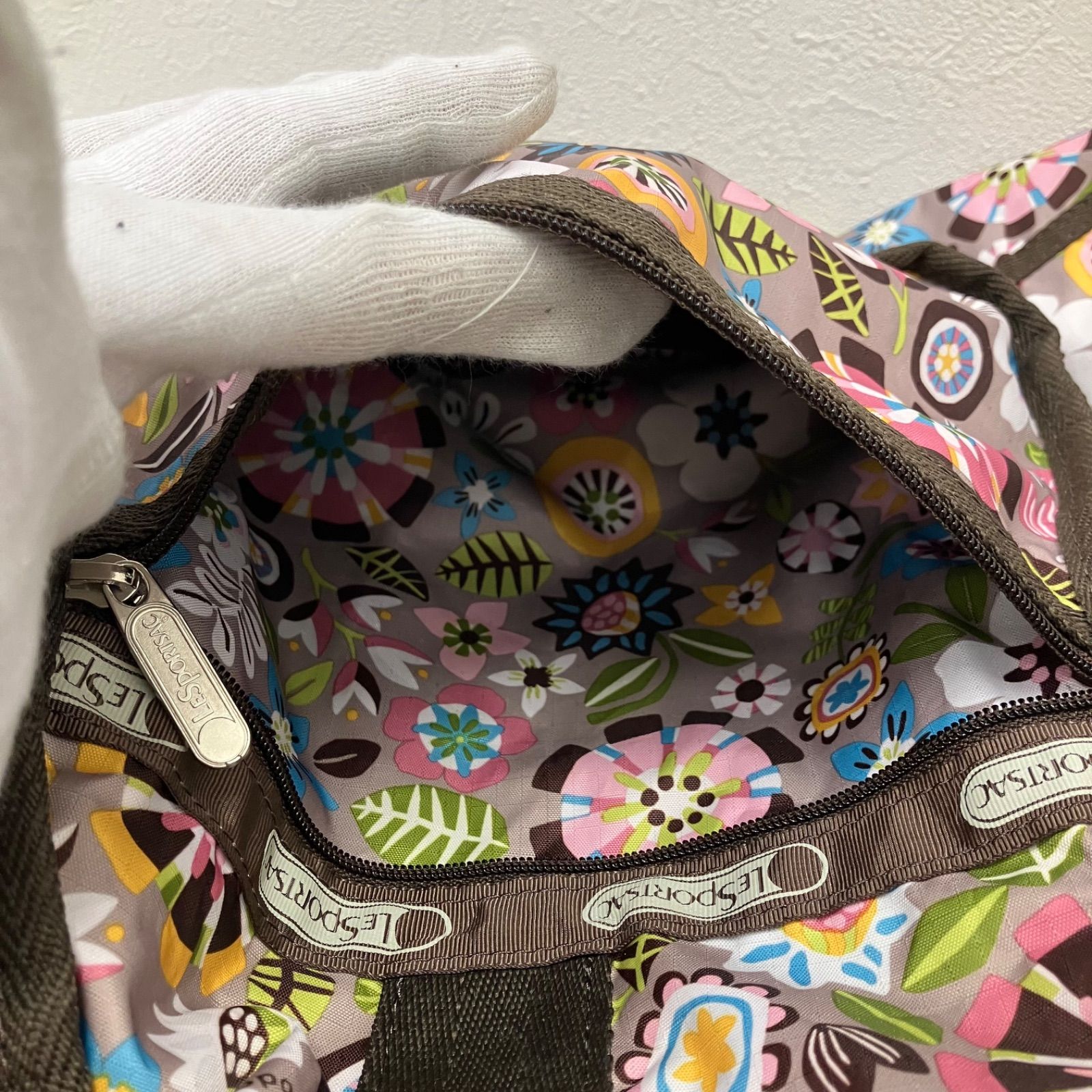 3710 LeSportsac レスポートサック ボストンバッグ 2way ラージ