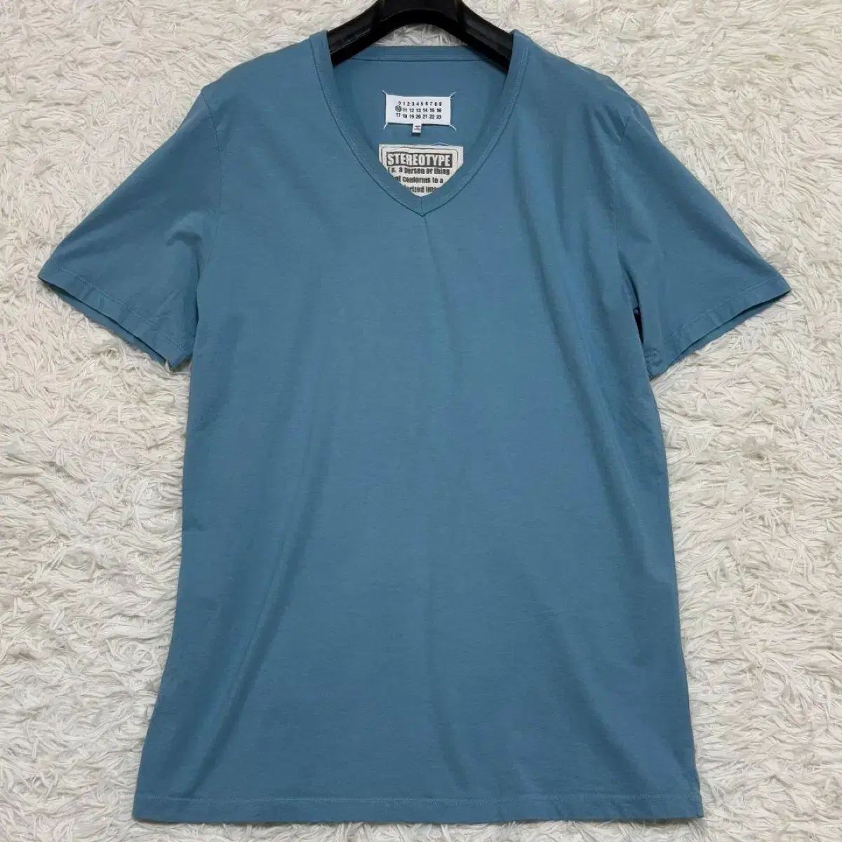 メゾンマルジェラ ステレオタイプ Vネック 半袖 Tシャツ