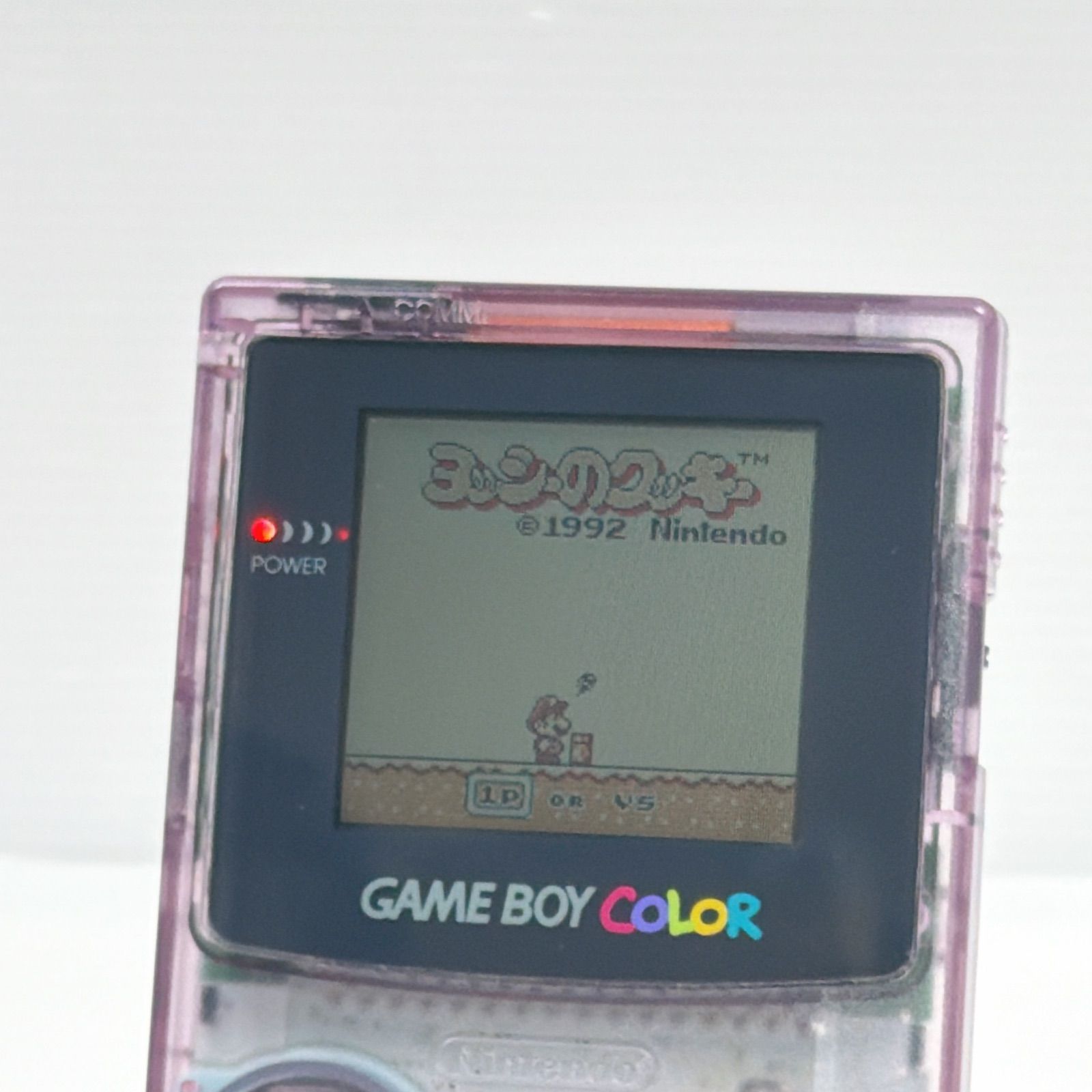 極美品 ゲームボーイカラー クリアパープル 動作確認済み ニンテンドー