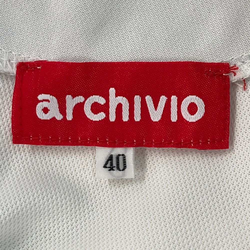 サイズ：40 ARCHIVIO アルチビオ ノースリーブシャツ ホワイト系