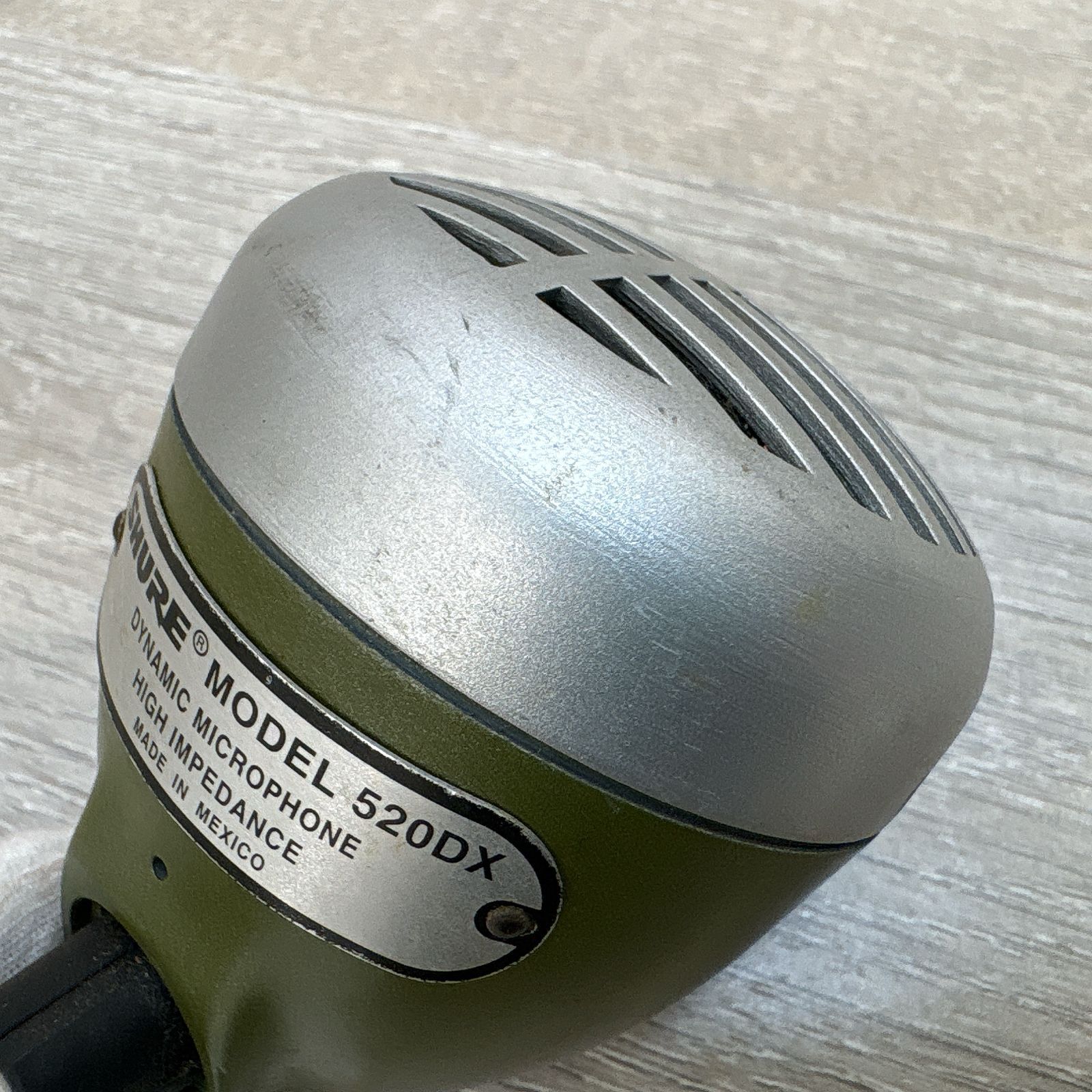 SHURE 520DX Green Bullet ダイナミックマイク ハーモニカマイク