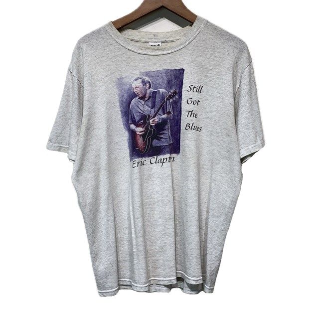 【中古】　anvil　Eric Clapton　アーティストT　00s vintage　00年代　OLD　Tシャツ　半袖　カットソー　トップス　クルーネック　プリント　フォトT　プリント　Still Got The Blues　古着　/1930