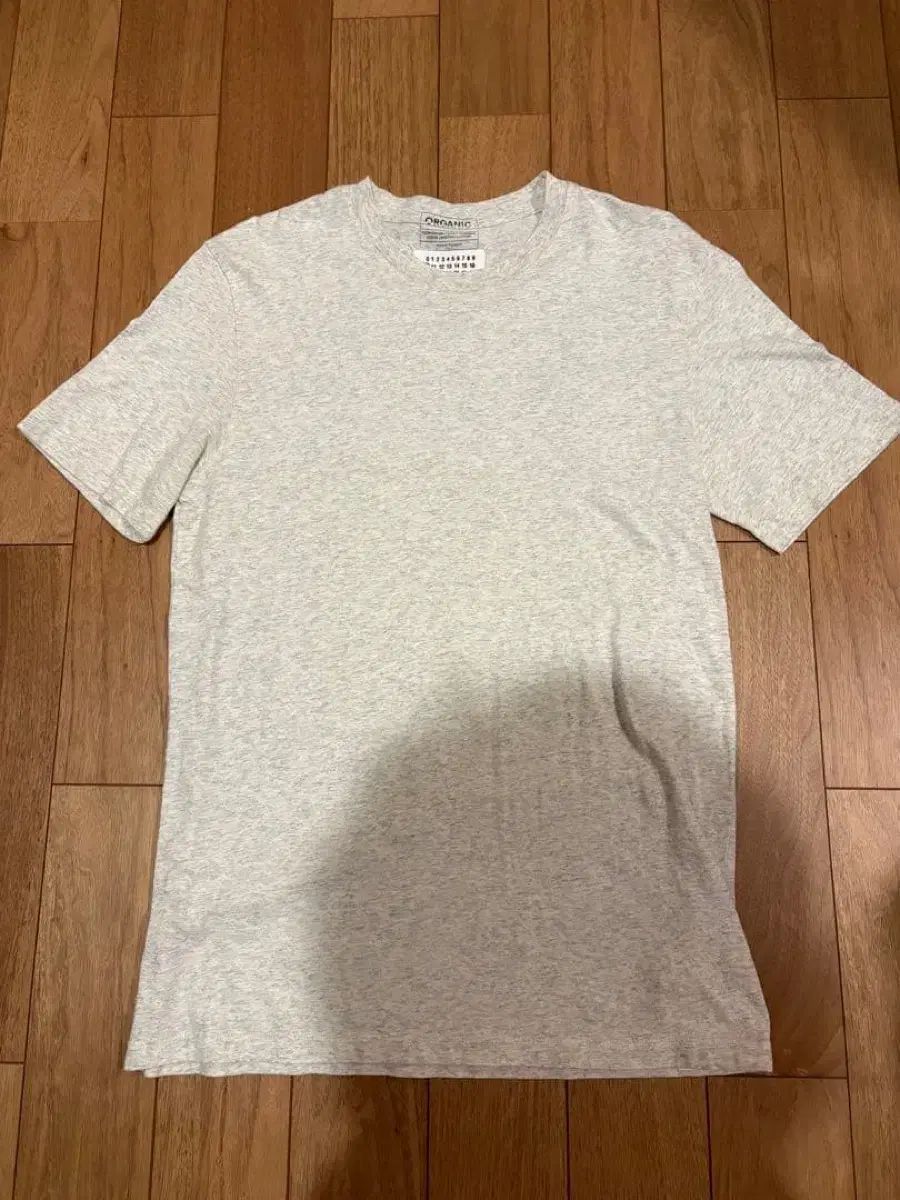 メゾンマルジェラ 21AW オーガニックコットン 半袖 Tシャツ メランジ グレー