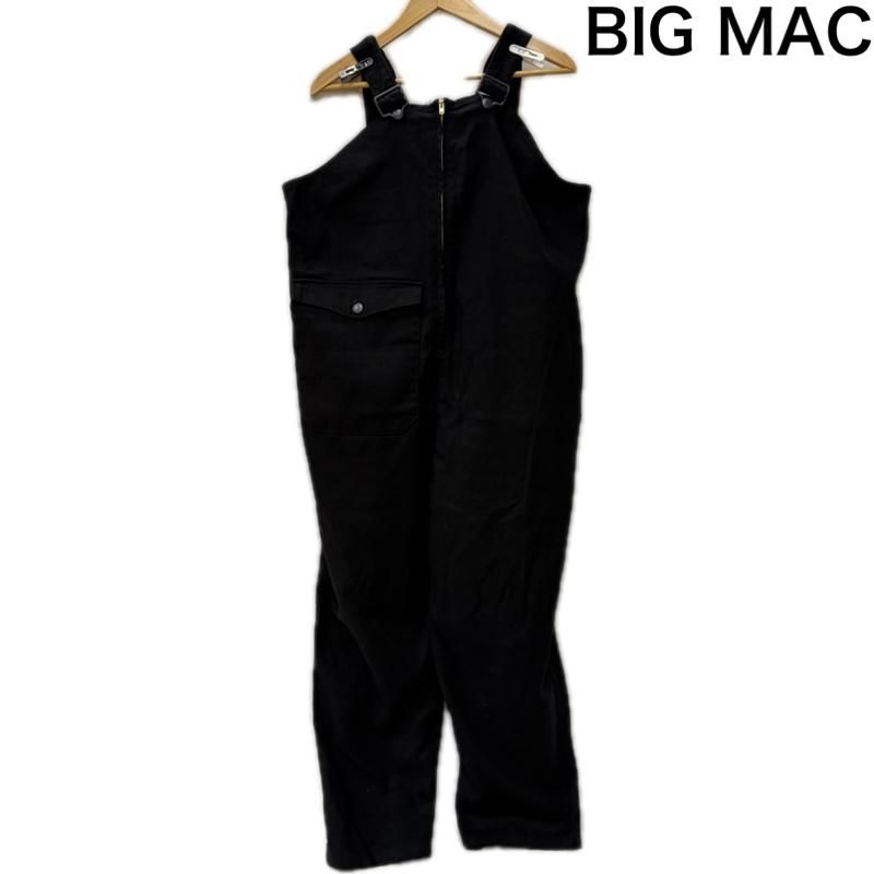 ビックマック フロントジップオーバーオール black M メンズ M ISItems【USED】【古着】【中古】50159534