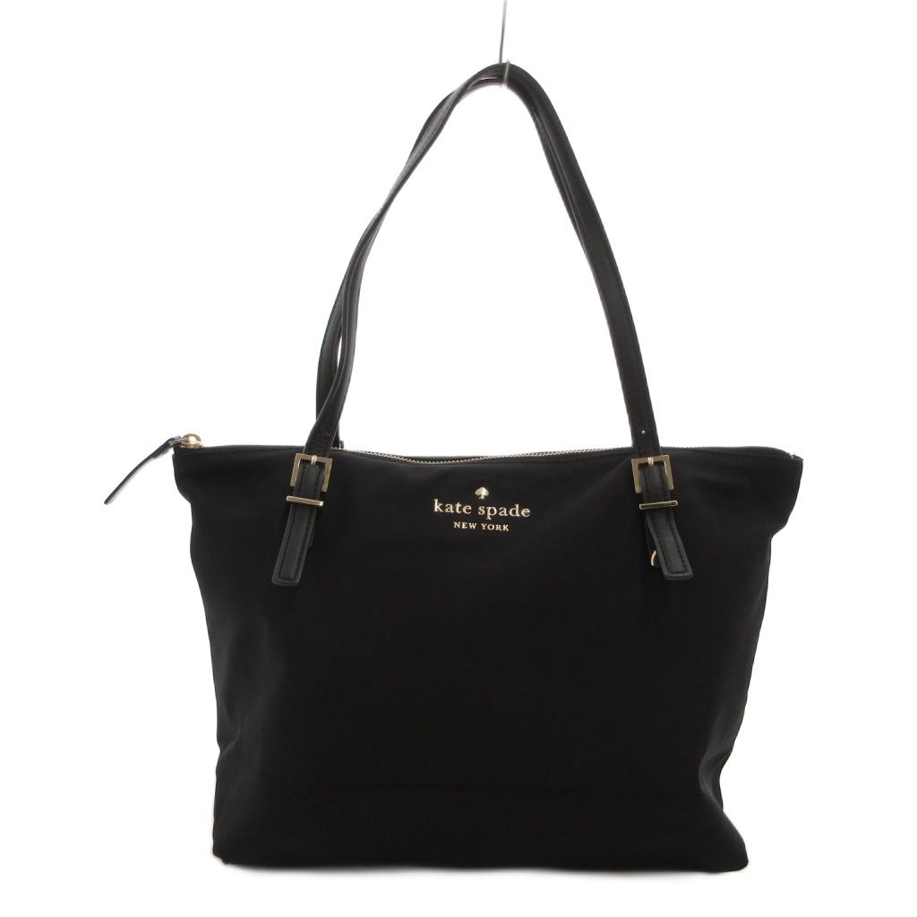 ケイトスペード KATE SPADE トートバッグ 黒 ブラック ジッパー開閉