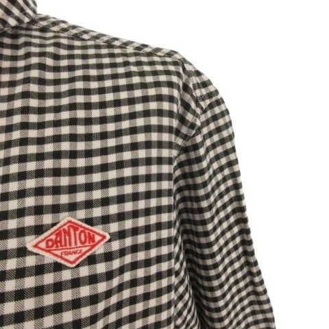 ダントン DANTON ラウンドカラー シャツ プルオーバー 長袖 チェック
