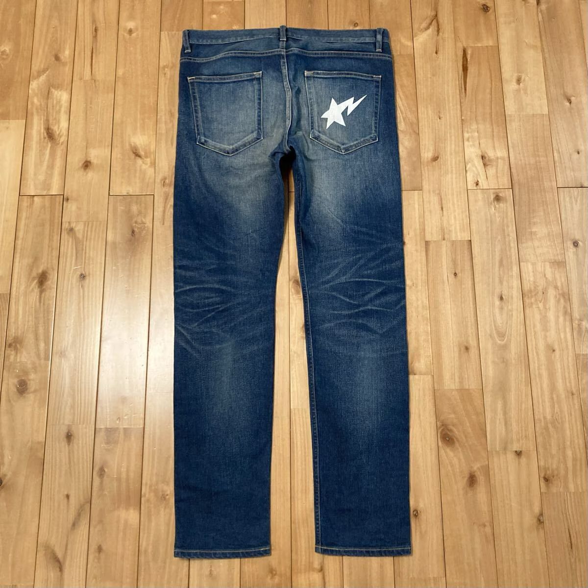 BAPE STA Denim Pants Lサイズ a bathing ape star BAPESTA デニム