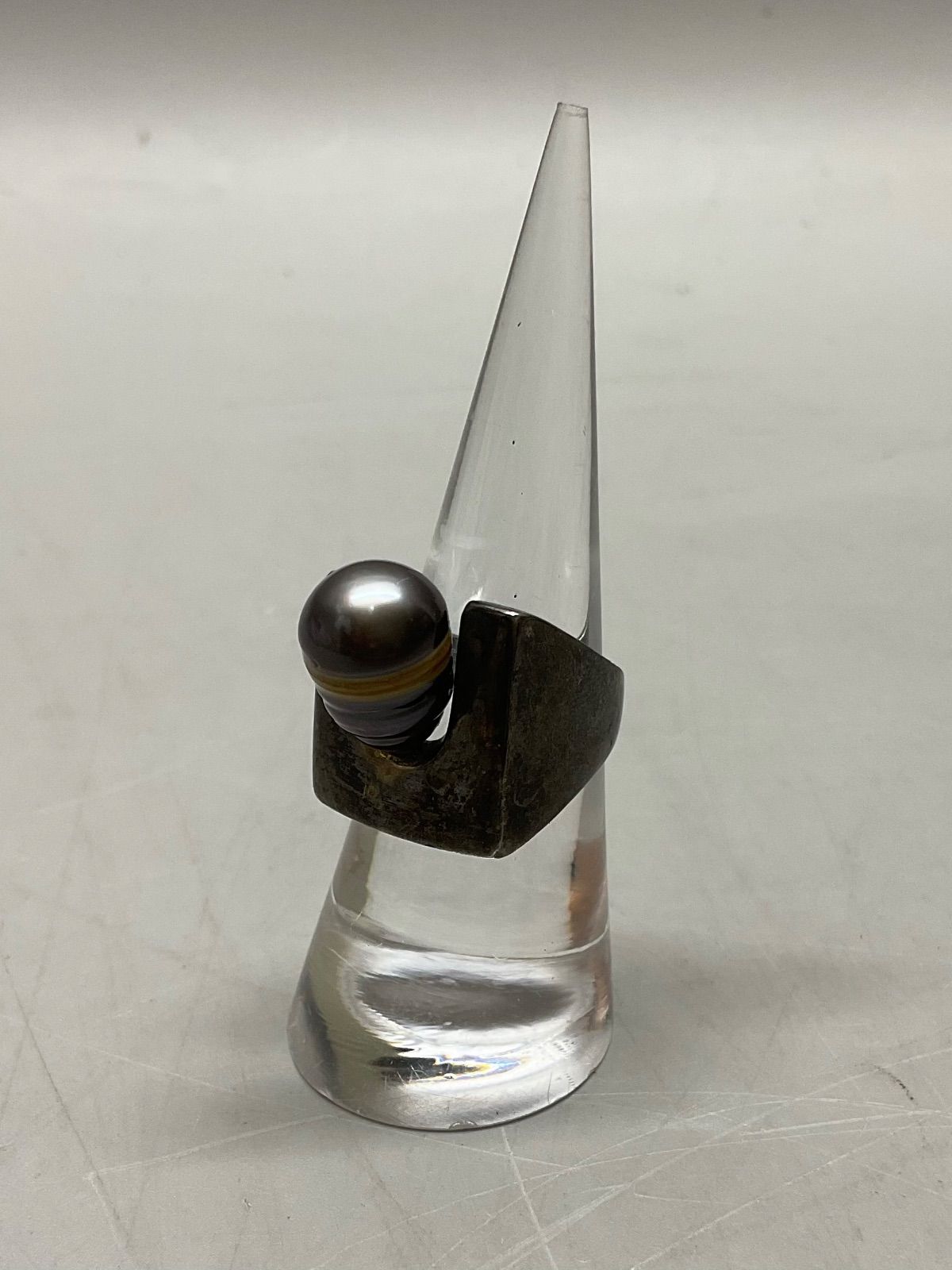 SN1538 シルバーリング デザインリング シルバーカラー 指輪 アンティーク リングサイズ12号 重13.2g