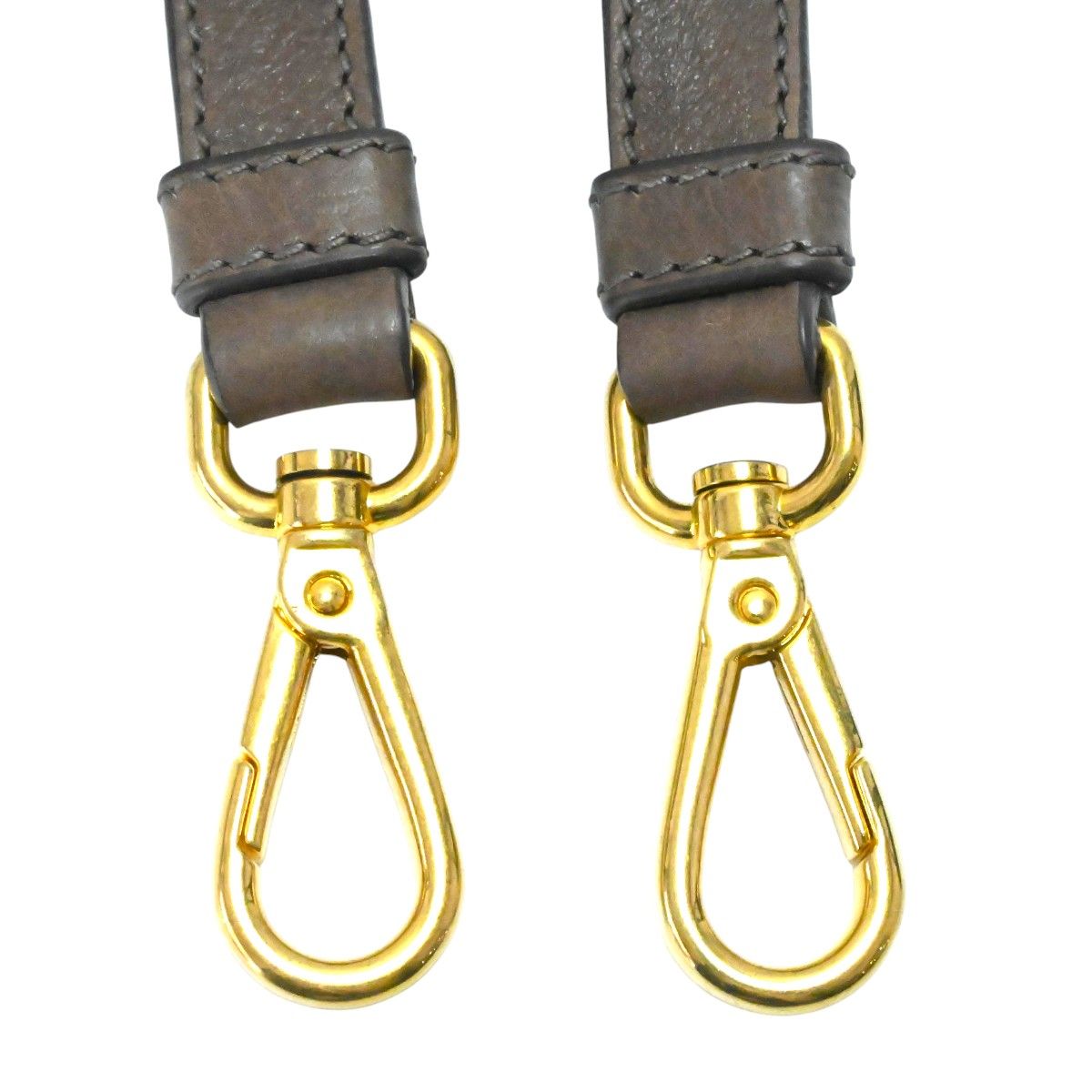 PRADA プラダ レザー ショルダーストラップ チャ/ゴールド K2605-k050