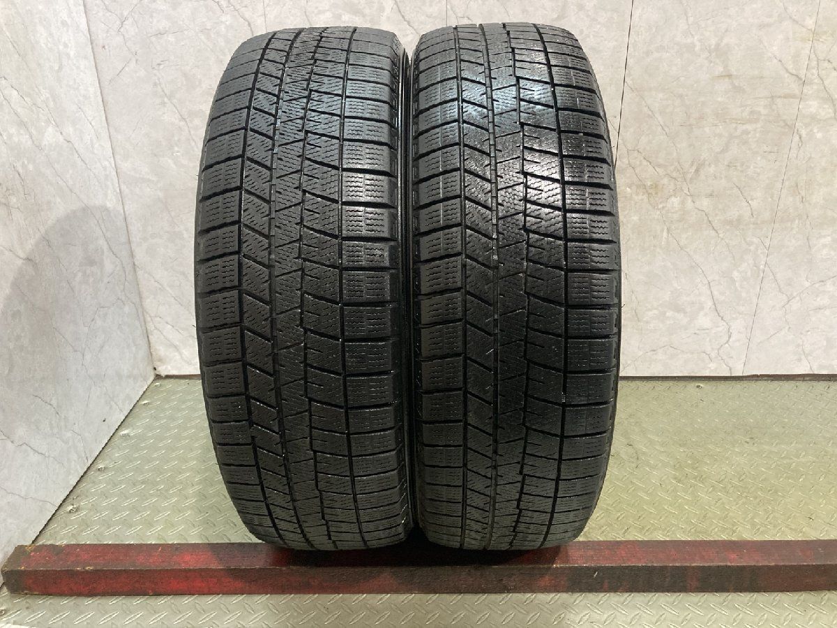 DUNLOP WINTER MAXX WM03 195/50R19 19インチ スタッドレス 2本 23年製 バリ溝 60プリウス等　(KTC485)