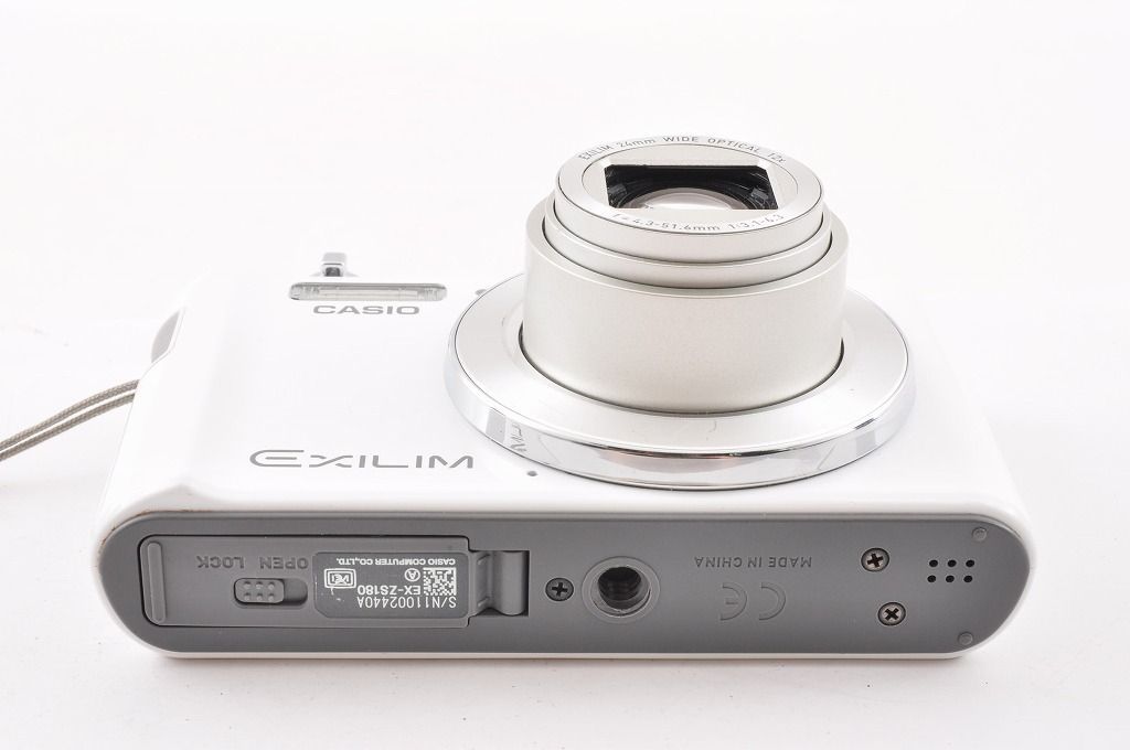CASIO EXILIM EX-ZS180 シルバー コンパクトデジタルカメラ CASIO