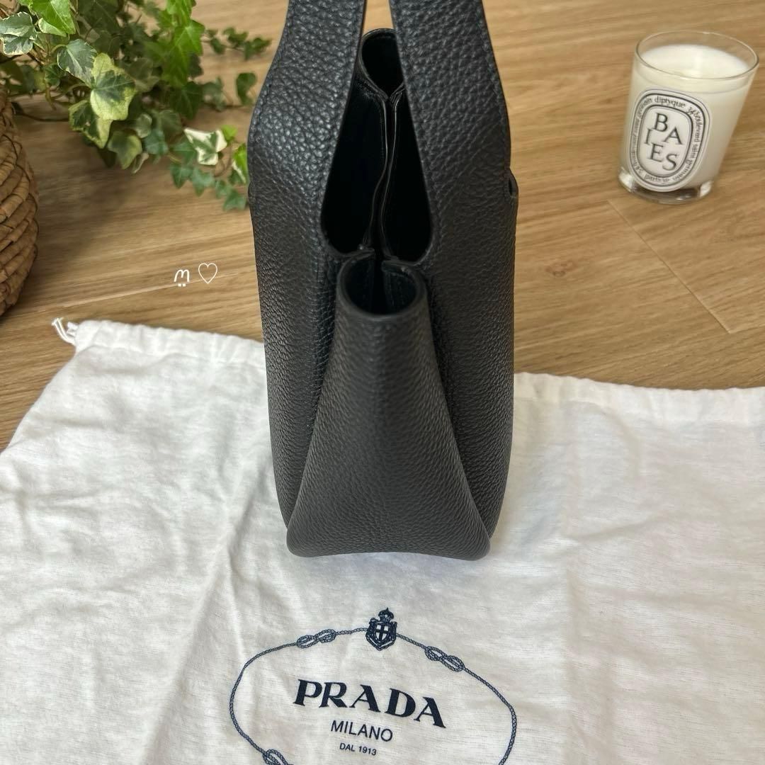PRADAプラダ レザーミニハンドバッグ 1BA349 ヴィッテロダイノ 現行品 