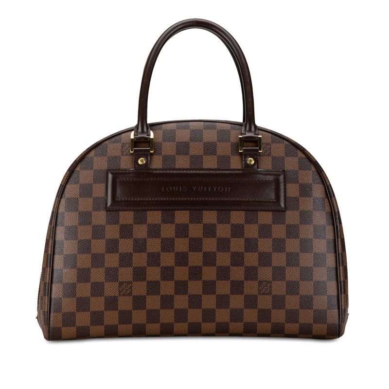 ルイ ヴィトン ダミエ ノリータ ハンドバッグ N41455 ブラウン PVC レザー レディース LOUIS VUITTON【228-61117】