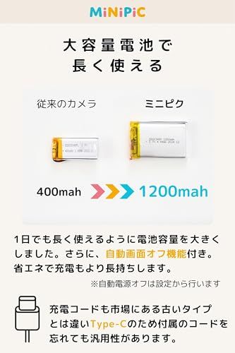 キッズカメラ MiNiPiC ミニピク トイカメラ 子供用カメラYZ cacbd3e0