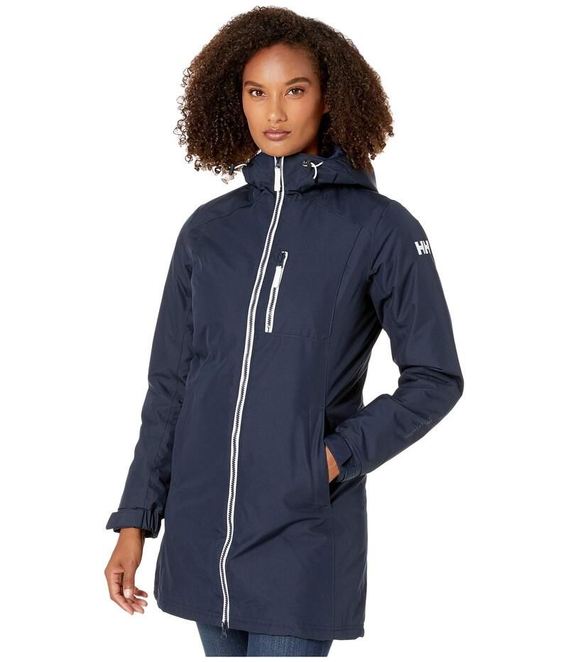 ヘリーハンセン レディース アウター コート ジャケット Helly Hansen Long Belfast Winter Jacket Navy ネイビー