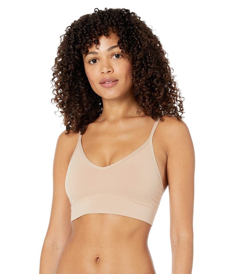 スパンク レディース アンダーウェア ブラジャー Spanx Ecocareveryday Shaping Longline Bralette Toasted Oatmeal オートミール