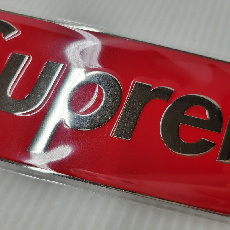 中古美品】 Supreme シュプリーム BOX LOGO CAR EMBLEM ボックスロゴ