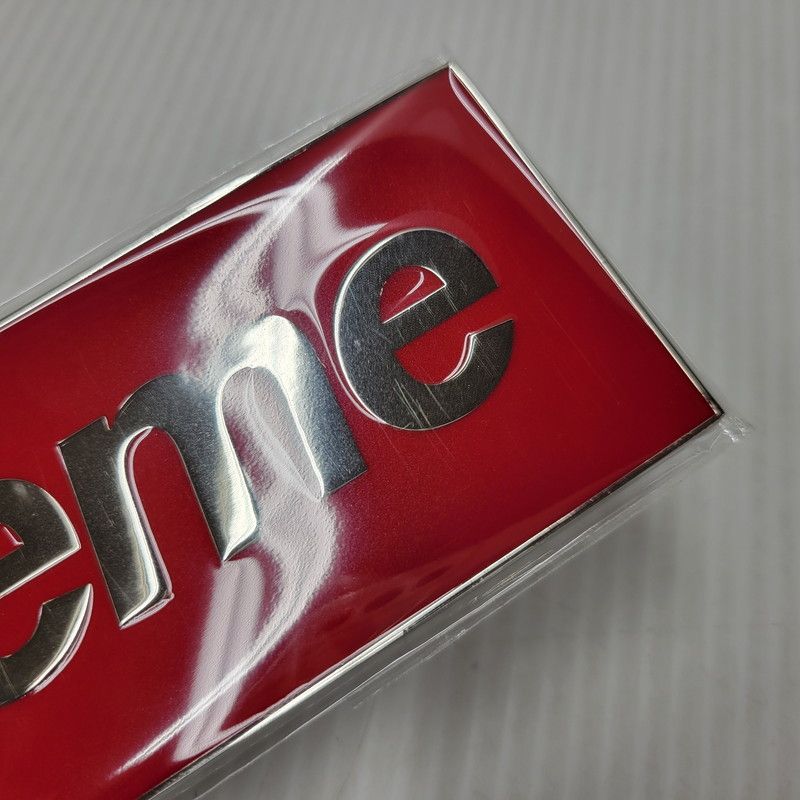 中古美品】 Supreme シュプリーム BOX LOGO CAR EMBLEM ボックスロゴ