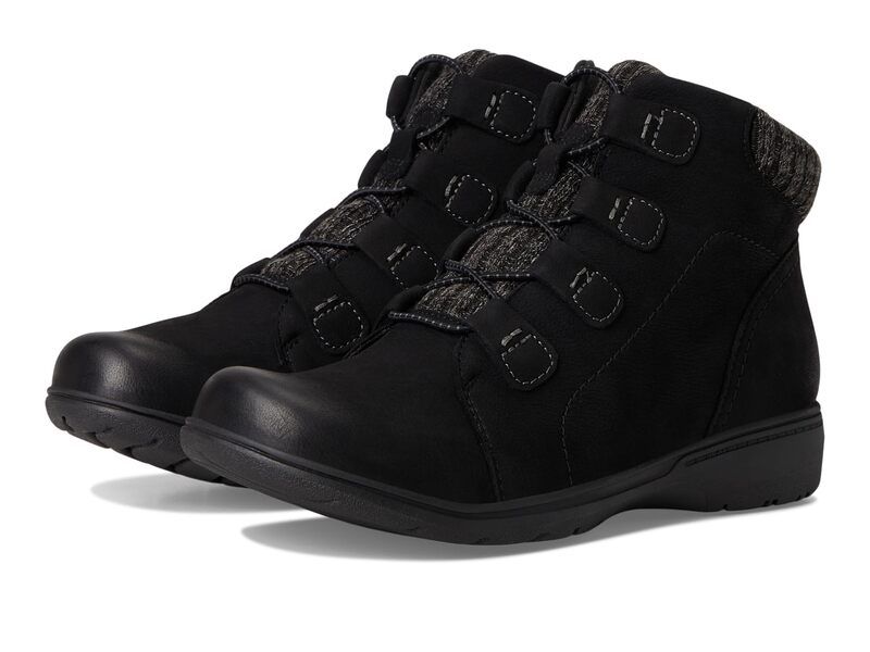 クラークス レディース シューズ ブーツ・レインブーツ Clarks Carleigh Jade Black Nubuck ブラック