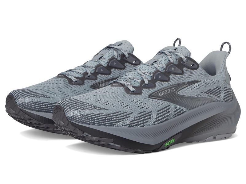 ブルックス メンズ シューズ スニーカー Brooks Ghostrail GrayGrayBlack ブラック