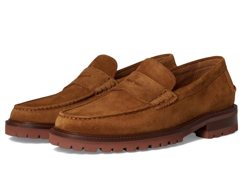ジョンストンアンドマーフィー メンズ シューズ スリッポン・ローファー Johnston Murphy Collier Penny Snuff Suede