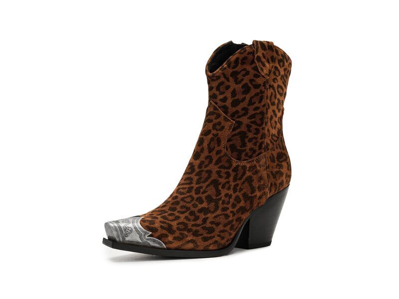 フリーピープル レディース シューズ ブーツ・レインブーツ Free People Brayden Western Boots Leopard Suede アニマル