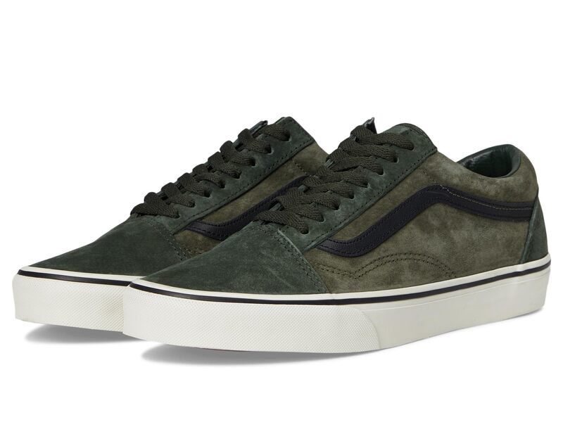バンズ メンズ シューズ スニーカー Vans Old Skool Pig Suede Green グリーン