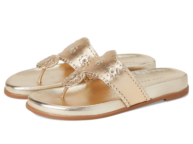 ジャックロジャース レディース シューズ サンダル トール Jack Rogers Jacks Sport Sandal Metallic Nappa Jacks Platinum メタリック