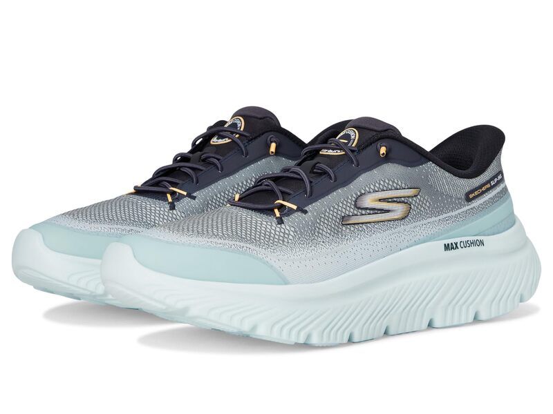 スケッチャーズ メンズ シューズ スニーカー SKECHERS Performance Go Walk Max Cushioning Hyper Burst Zoltar Hands Free Slipin Light Blue ブルー