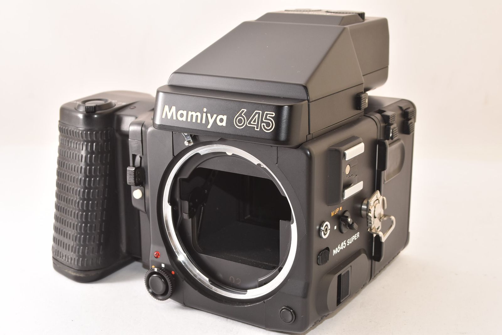 マミヤ Mamiya M645 Super ボディ AE ファインダー 1961 ☆ジャンク品☆ マミヤ MAMIYA M645 SUPER ボディ + AE PRISM FINDER