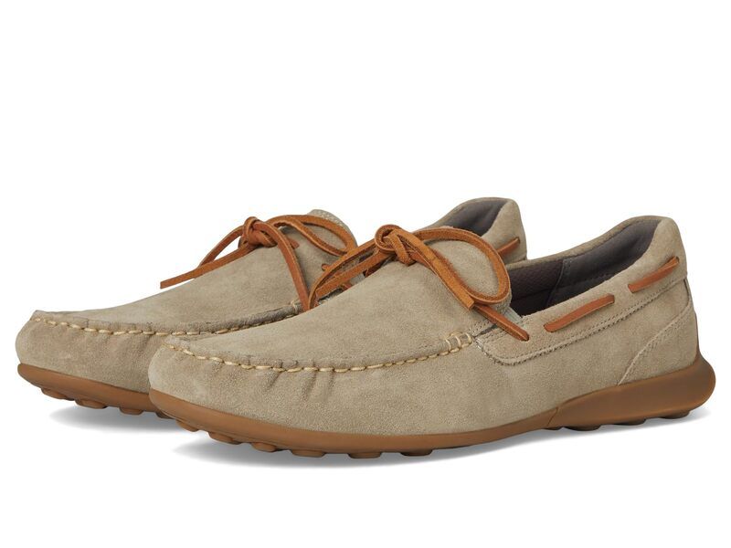 ロックポート メンズ シューズ スリッポン・ローファー Rockport Dmx Dunphy Light Olive Sue オリーブ