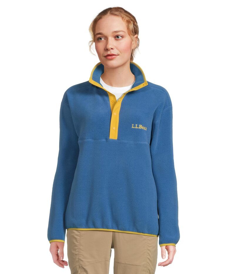 エルエルビーン メンズ アウター パーカー・スウェット フリース LLBean Adults Beans Classic Fleece Pullover Deep Glacier Bl