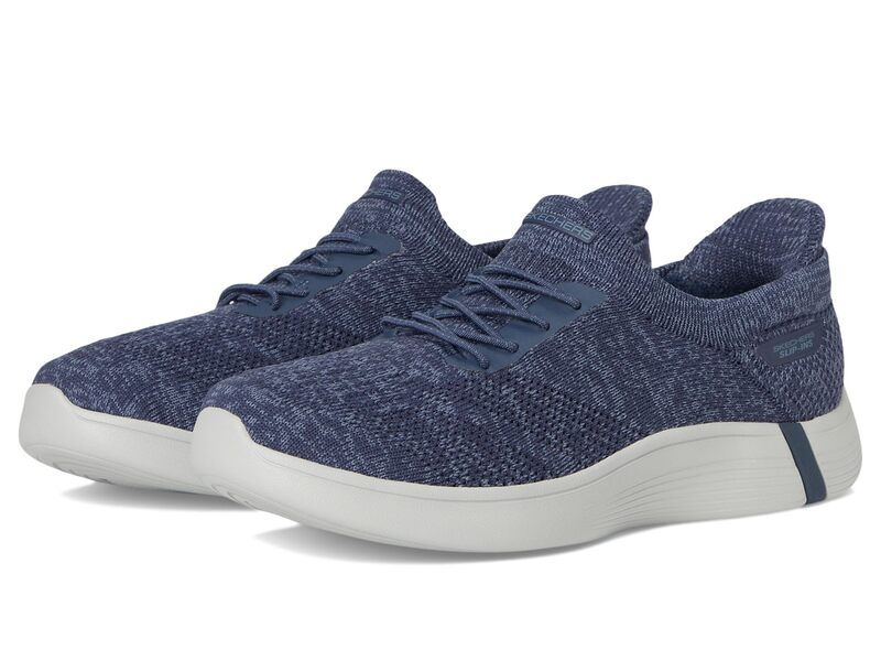 スケッチャーズ レディース シューズ スニーカー SKECHERS Onthego Hands Free Slipinswift W Sock Fit Navy ネイビー