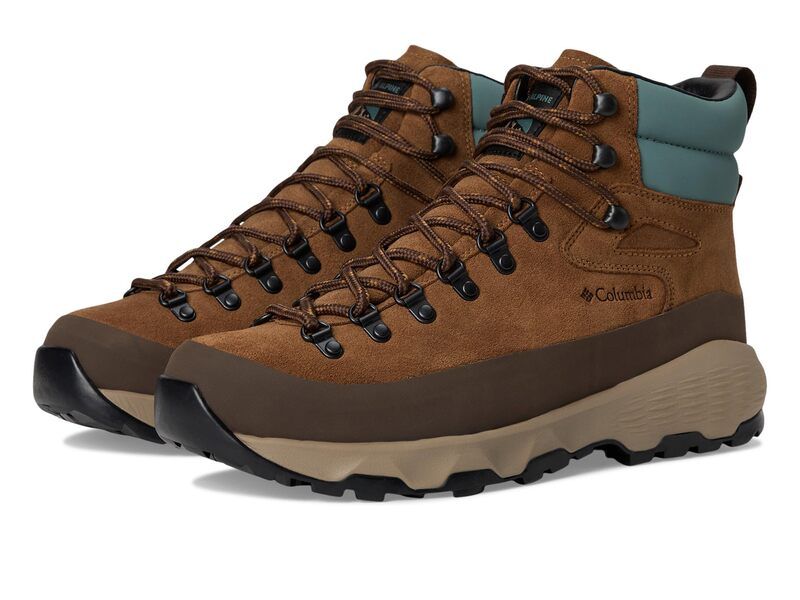 コロンビア メンズ シューズ ブーツ・レインブーツ Columbia Newton Alpine PT Light BrownMet ブラウン