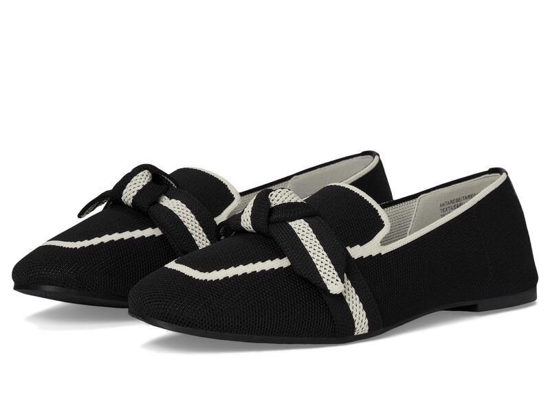 アンクライン レディース シューズ オックスフォード Anne Klein Tarese Black Cream クリーム