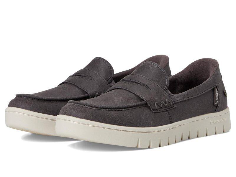 スケッチャーズ レディース シューズ スリッポン・ローファー BOBS from SKECHERS Hands Free SlipIns Arch Comfort Sunfest Charcoal チャコール