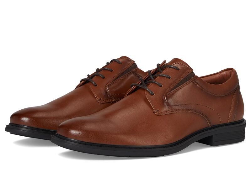 ノンブッシュ メンズ シューズ オックスフォード レース Nunn Bush Jarvis Plain Toe Oxfordress Casual Business Formalace Up Cognac