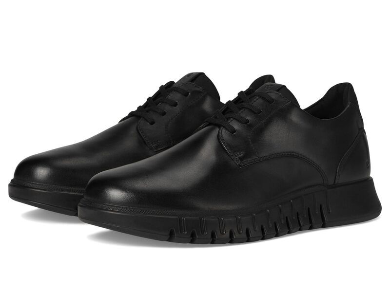 エコー メンズ シューズ スニーカー ECCO Gruuv Studio Plain Toe Sneaker BlackBlack ブラック