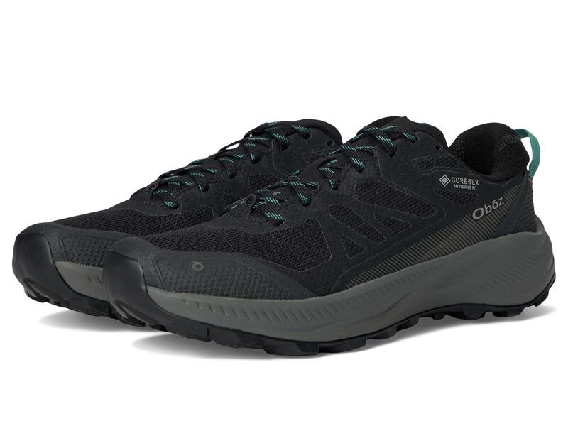 オボズ レディース シューズ ブーツ・レインブーツ Oboz Katabatic LT Low GTX Black Sea ブラック