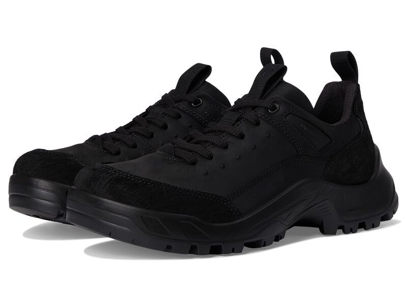 エコー メンズ シューズ ブーツ・レインブーツ レース ECCO Sport Offroad Waterproof LaceUp Hiking Shoes Black NubuckBl ブラック