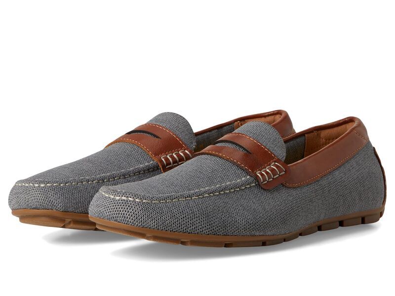 フローシャイム メンズ シューズ スリッポン・ローファー ニット Florsheimotor Knit Moc Toe Penny Driver Gray Multi グレー