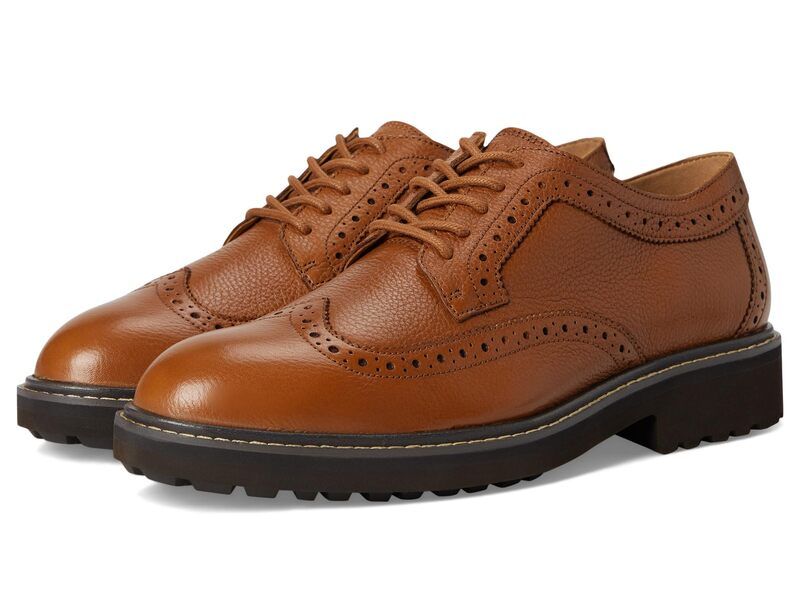 バイオニック メンズ シューズ オックスフォード VIONIC Lombard Oxfords Tan Brown Leath ブラウン