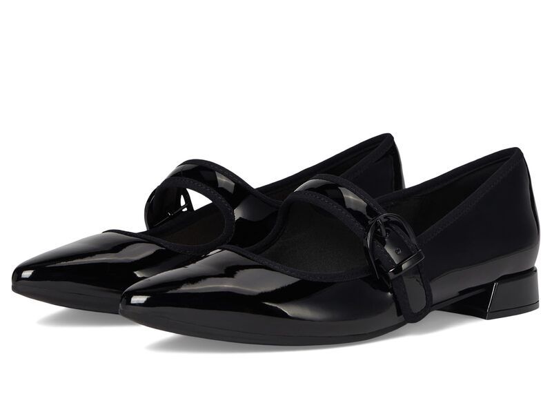 クラークス レディース シューズ サンダル Clarks Natalyn May Black Patent Sy ブラック