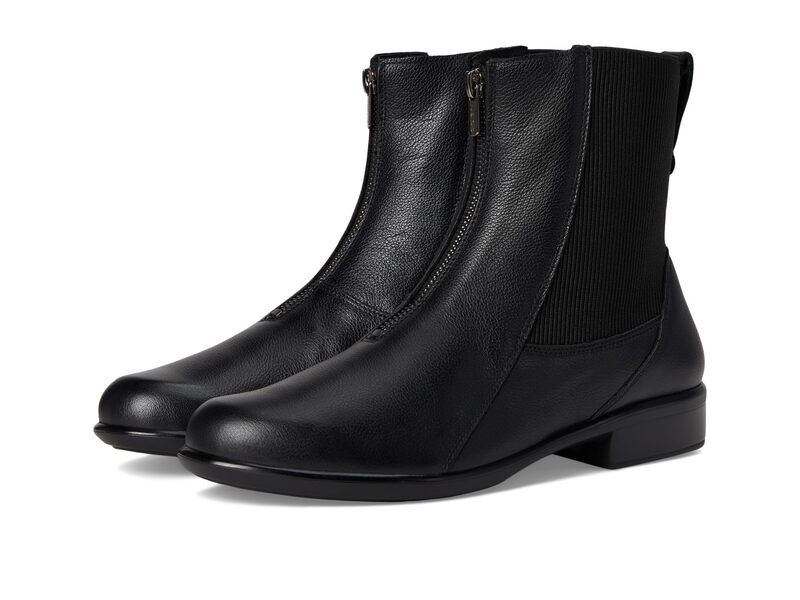 ナオト レディース シューズ スリッポン・ローファー Naot Bora Soft Black Leat ブラック