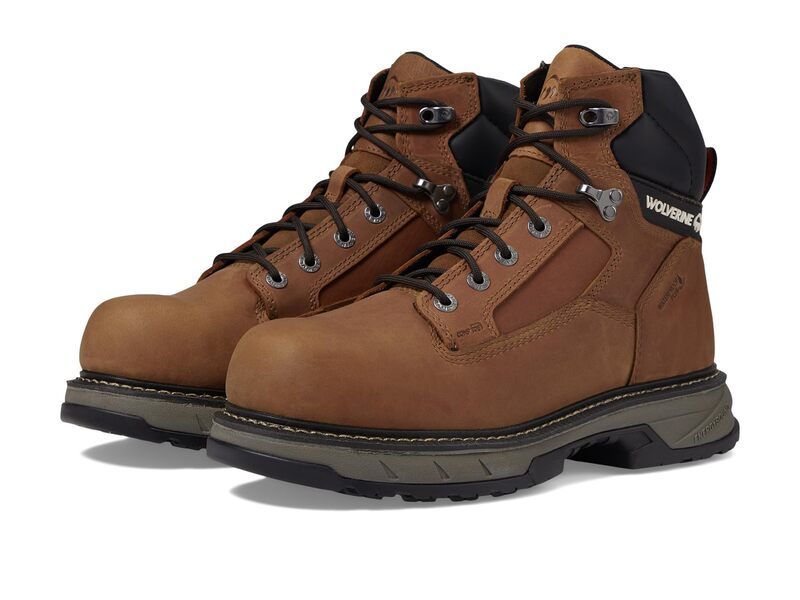 ウルヴァリン メンズ シューズ ブーツ・レインブーツ Wolverine Reforce 6 Waterproof Composite Toe Cashew