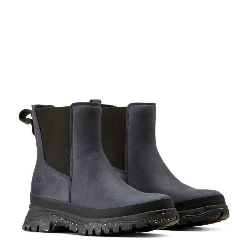 アリアト レディース シューズ ブーツ・レインブーツ Ariat Moresby Twin Gore Waterproof Boots Navy ネイビー