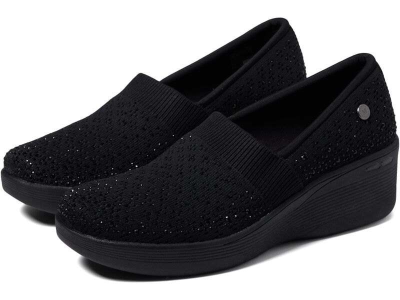 スケッチャーズ レディース シューズ スニーカー SKECHERS Martha Stewart Pier Lite Reflection BlackBlack ブラック
